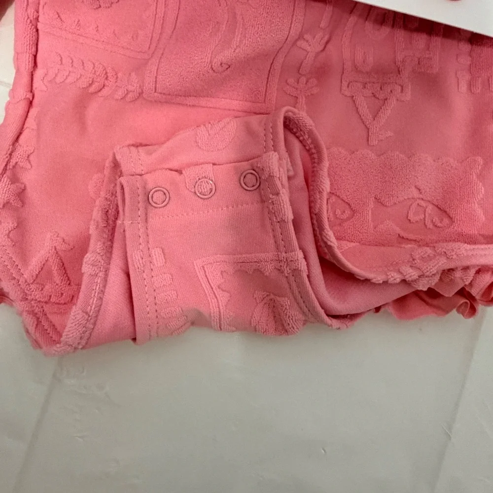 Cynthia Rowley Girls Pink Long Sleeve Swimsuit & Beach Toy Set 18M UPF 50
